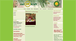 Desktop Screenshot of nat-ur-kraft.co.at